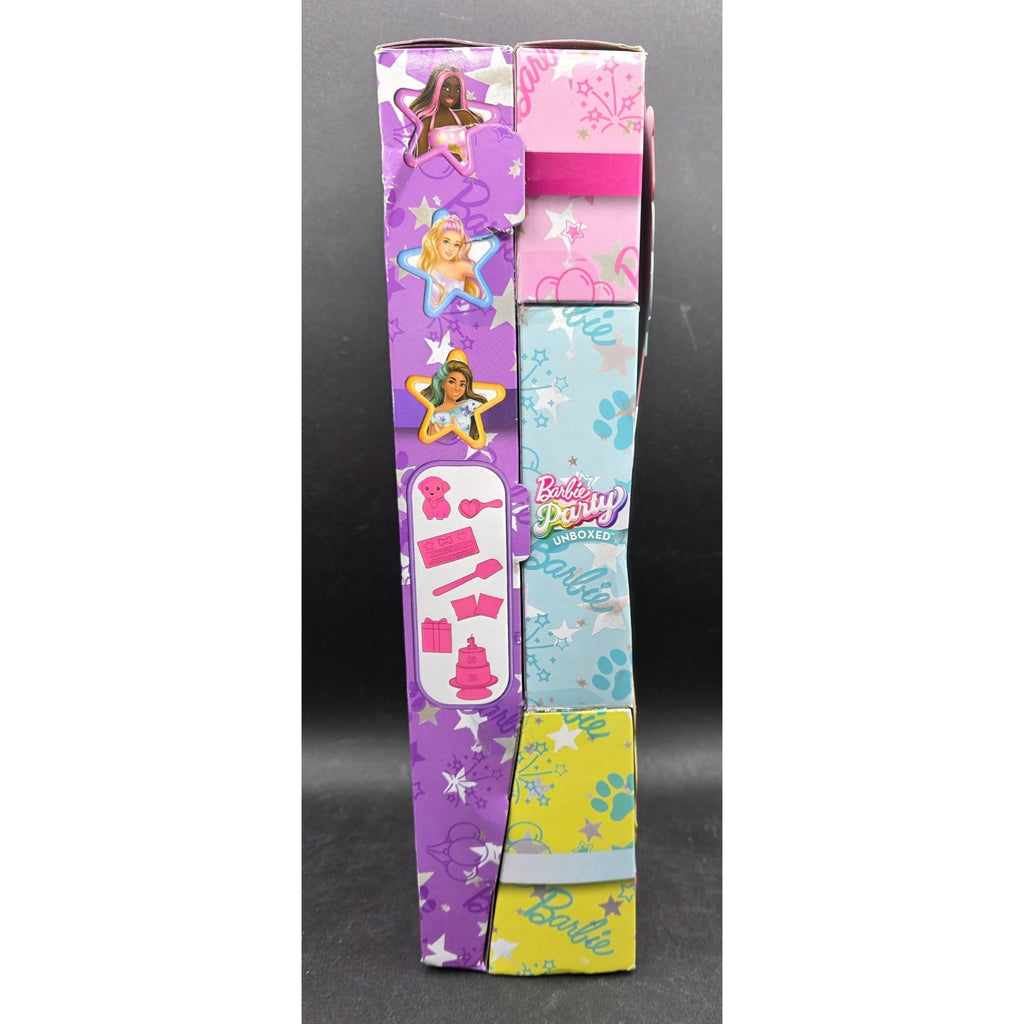 Barbie Party Unboxed Pet Birthday Playset With Color Change Doll & Dough Powder