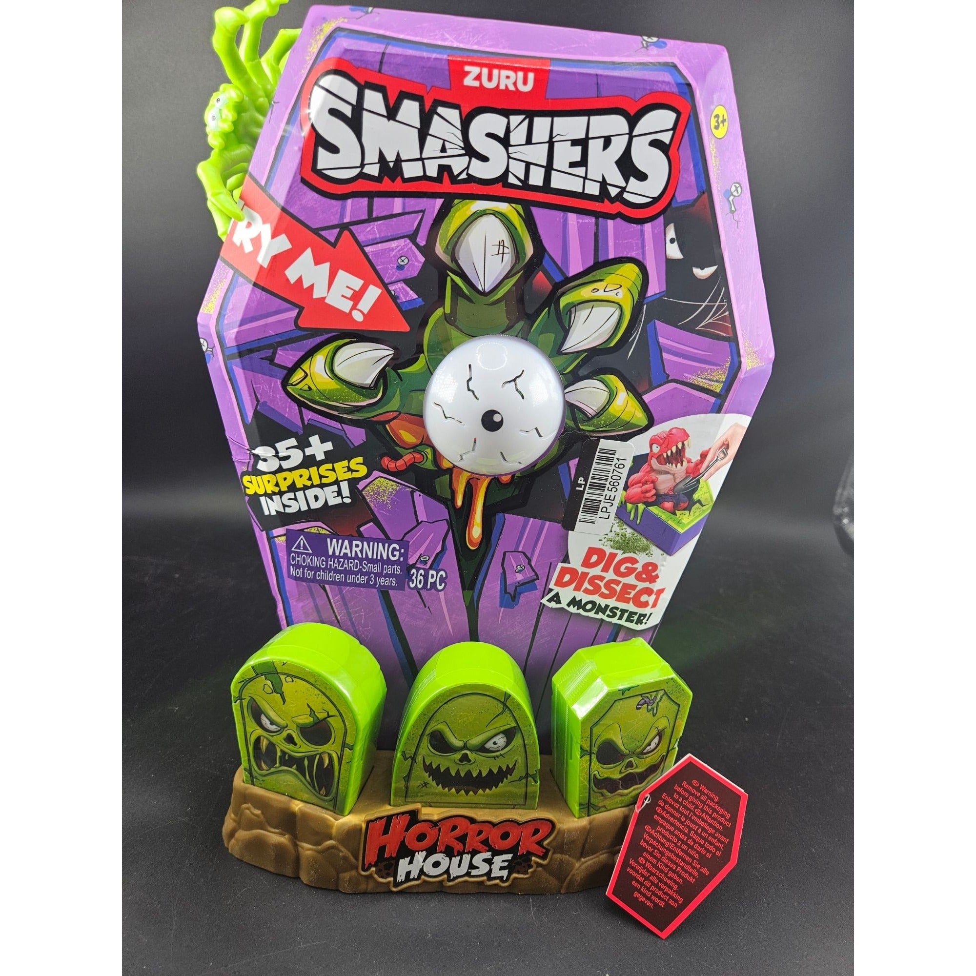 Zuru Smashers Horror House Dig & Dissect Playset With 35+ Surprises Inside 36 PC