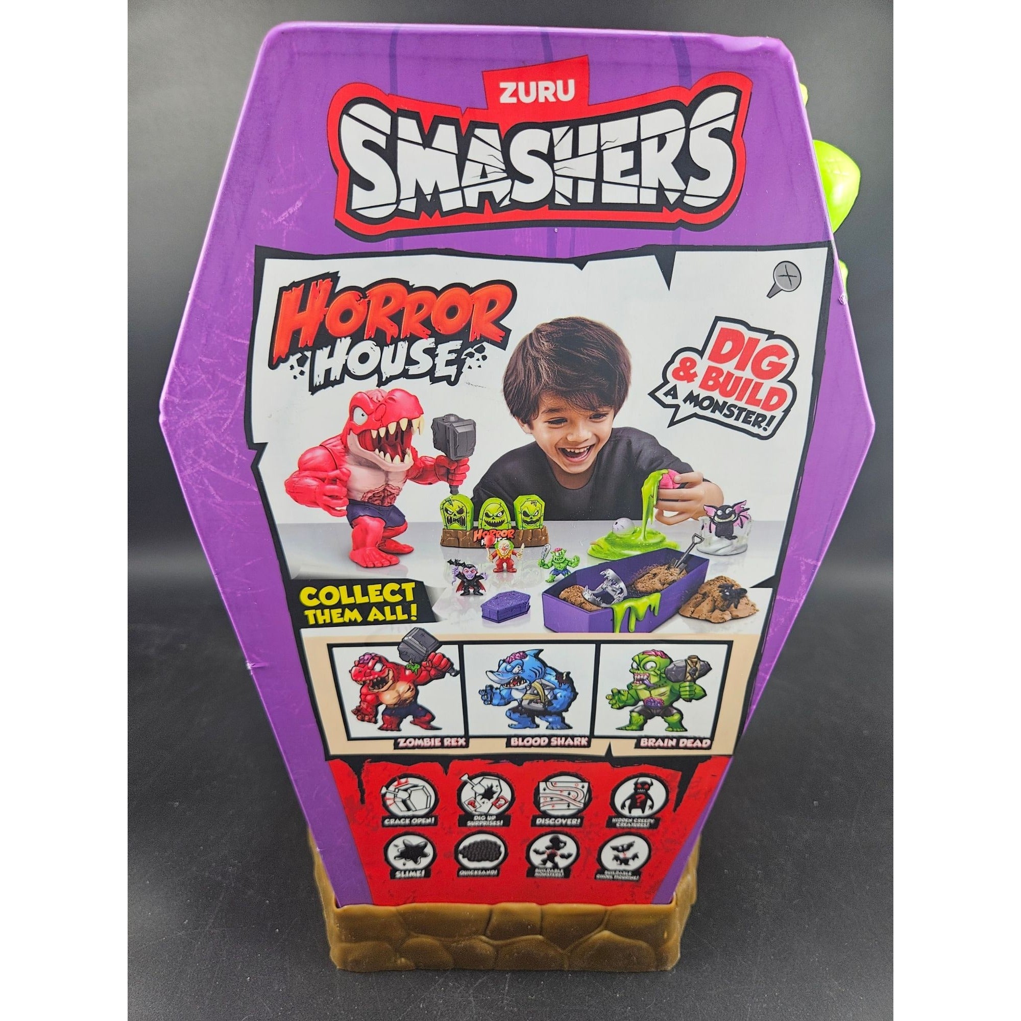 Zuru Smashers Horror House Dig & Dissect Playset With 35+ Surprises Inside 36 PC