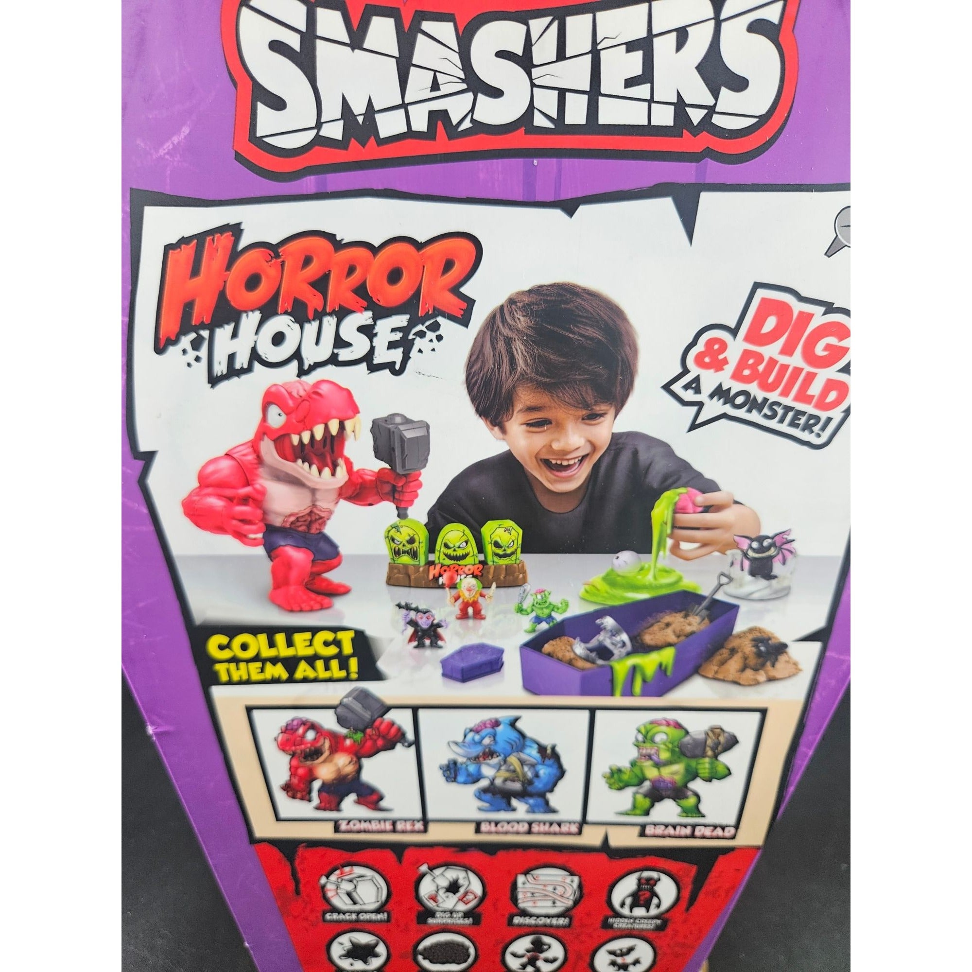 Zuru Smashers Horror House Dig & Dissect Playset With 35+ Surprises Inside 36 PC