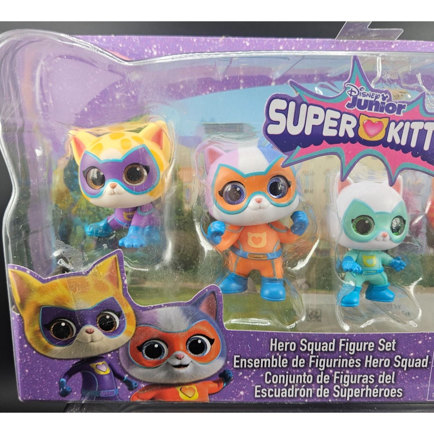Disney Junior SuperKitties Hero Squad Figure Set With Bonus Villain Play Figures 3+ Years