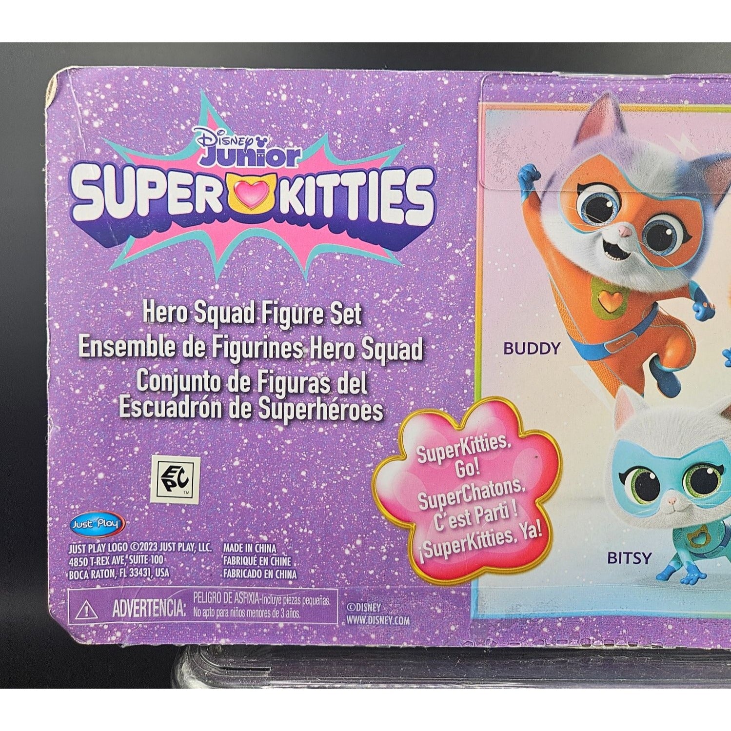 Disney Junior SuperKitties Hero Squad Figure Set With Bonus Villain Play Figures 3+ Years