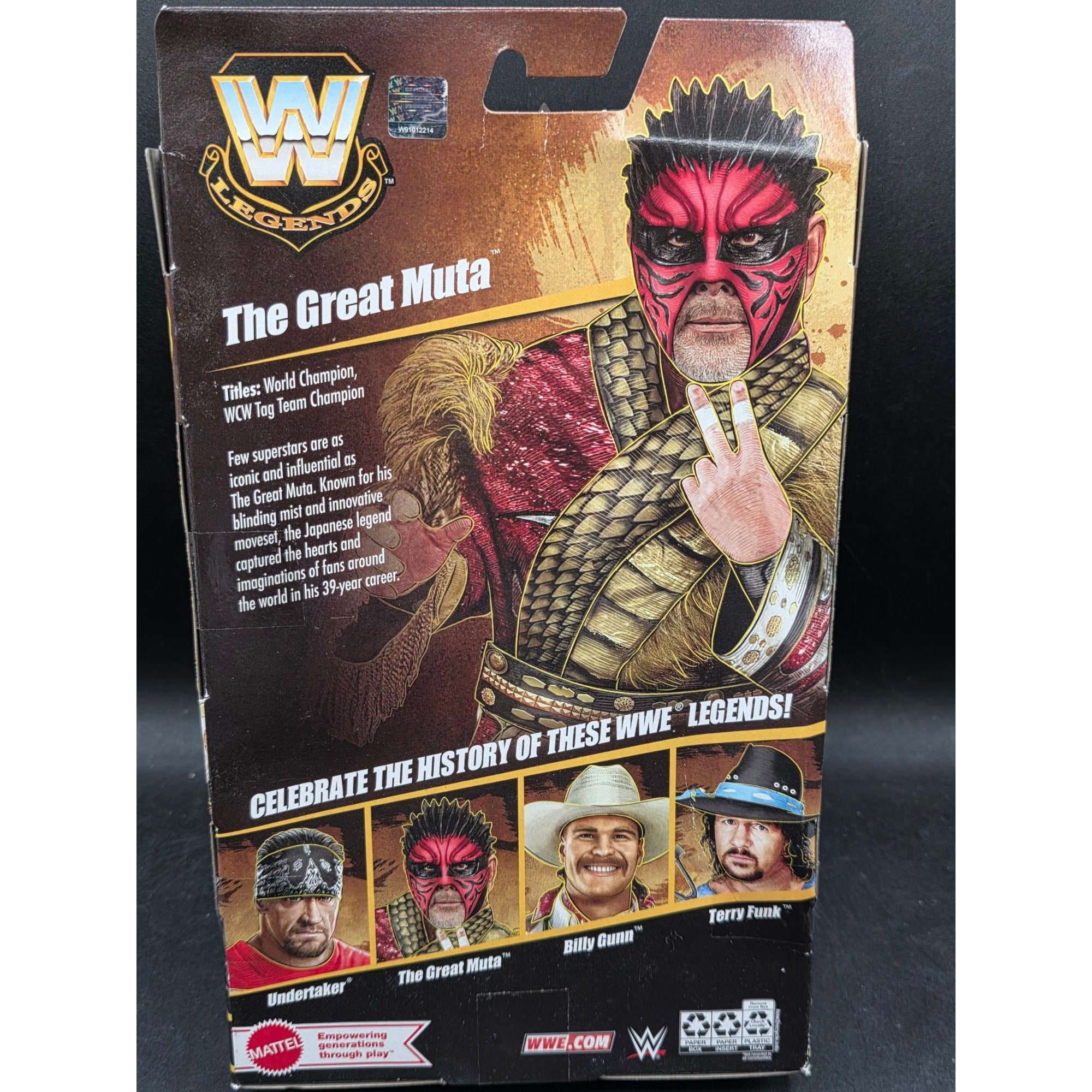 WWE Legends Elite Collection Series 27 The Great Muta Figure By Mattel