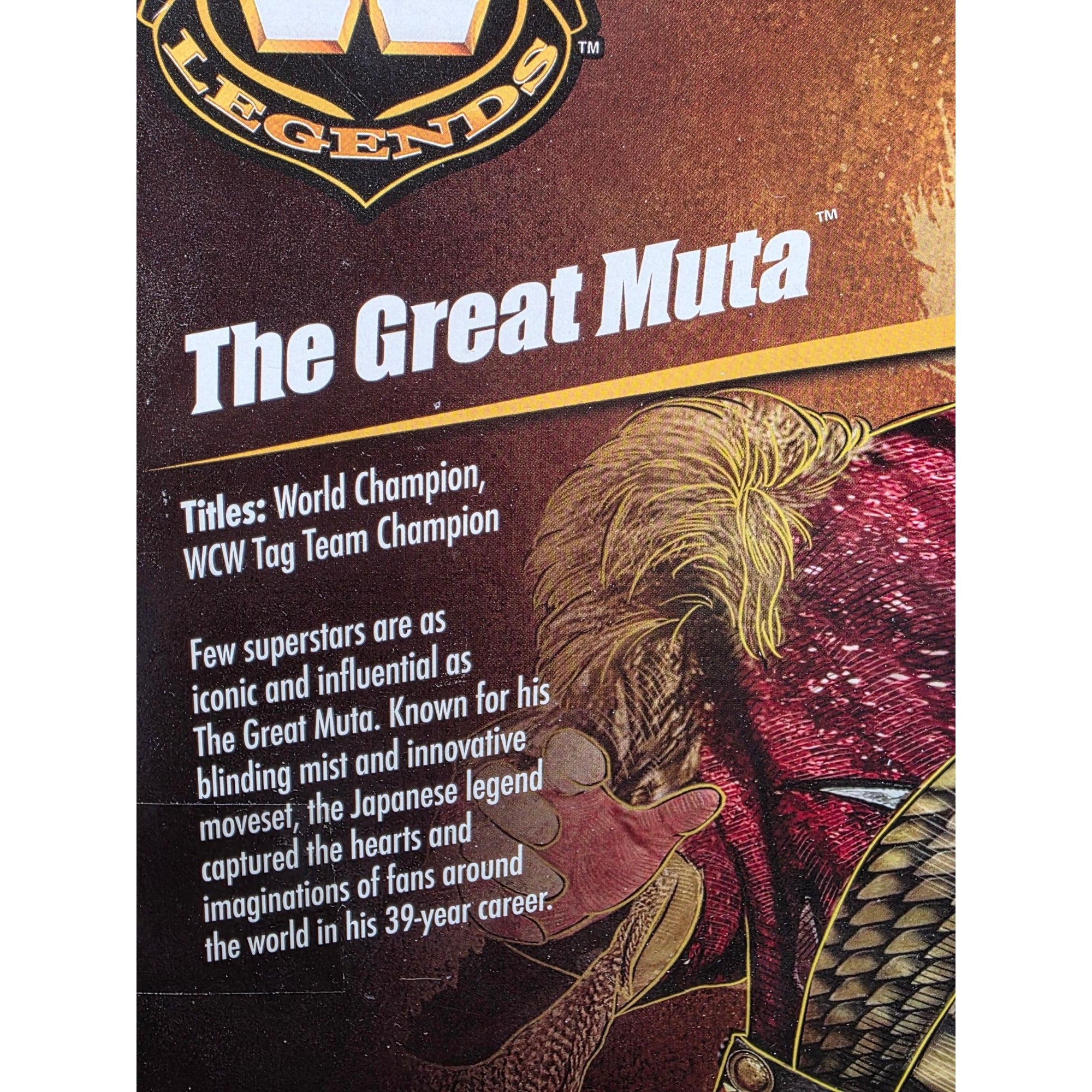 WWE Legends Elite Collection Series 27 The Great Muta Figure By Mattel