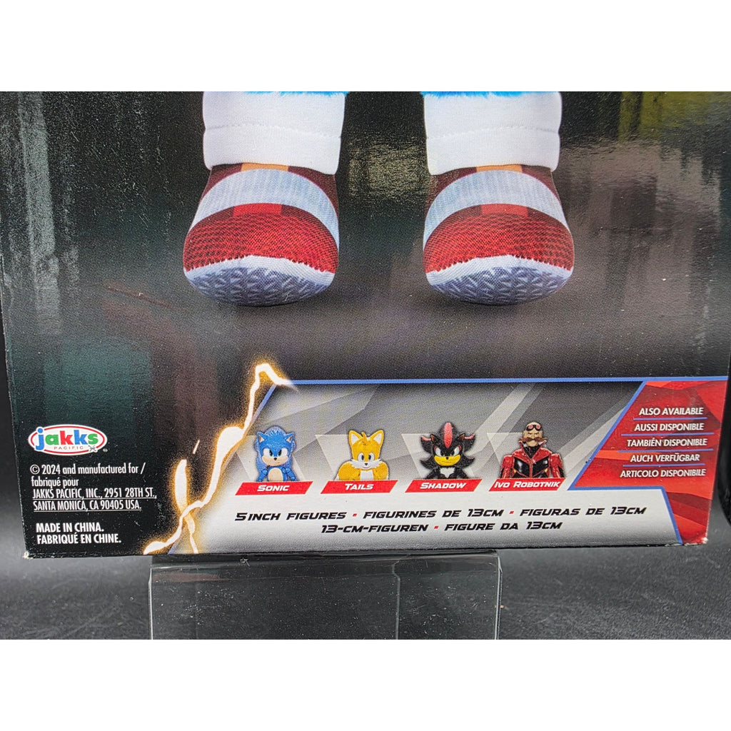 Sonic The Hedgehog 3 Deluxe Plush Toy 13" Jakks Pacific Official Licensed Collectible