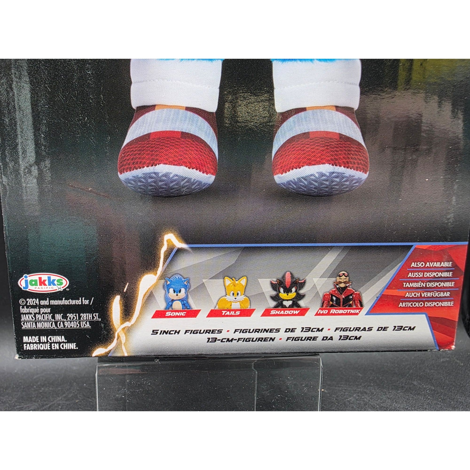 Sonic The Hedgehog 3 Deluxe Plush Toy 13" Jakks Pacific Official Licensed Collectible