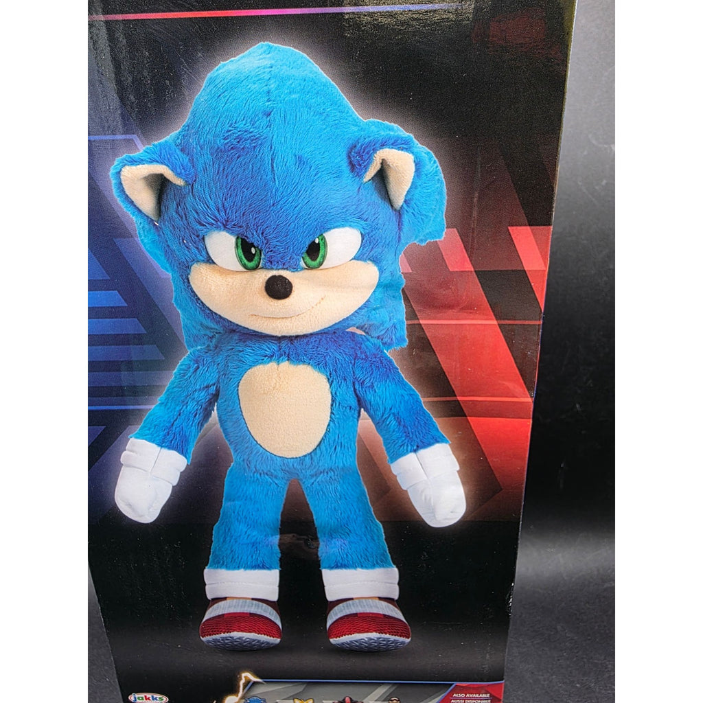 Sonic The Hedgehog 3 Deluxe Plush Toy 13" Jakks Pacific Official Licensed Collectible