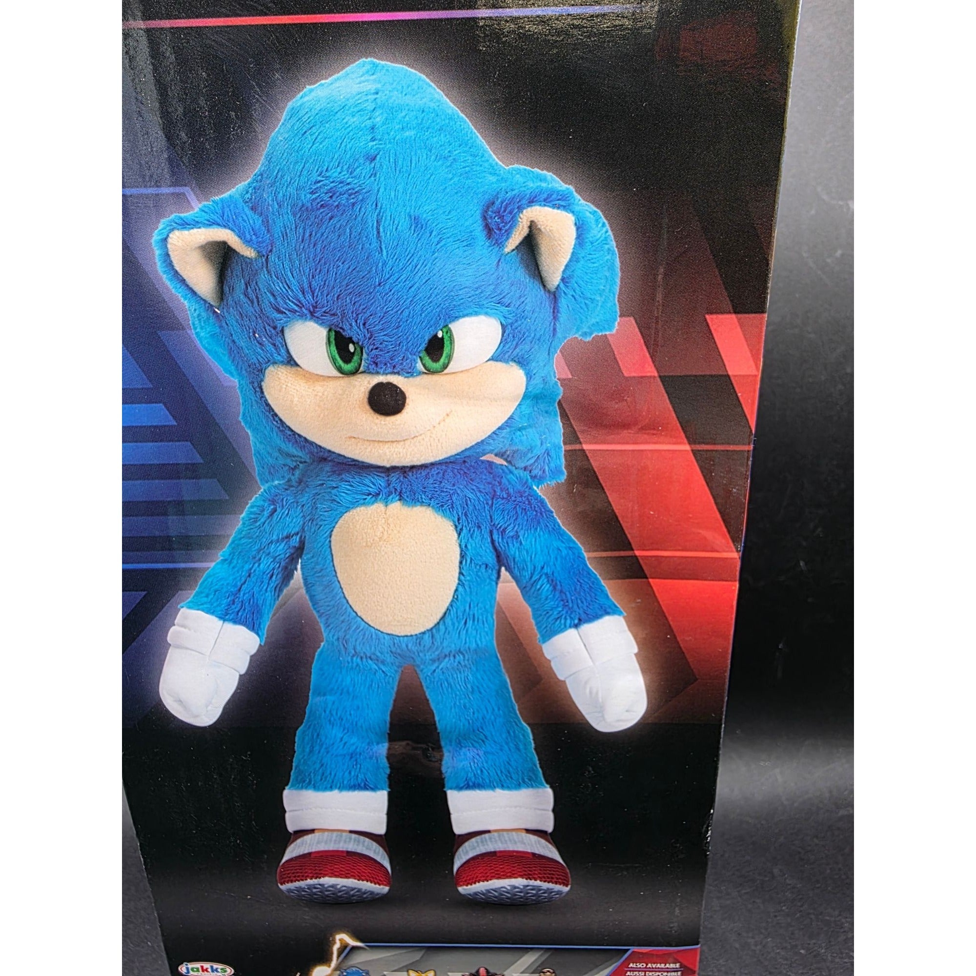 Sonic The Hedgehog 3 Deluxe Plush Toy 13" Jakks Pacific Official Licensed Collectible