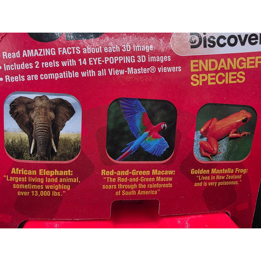 View-Master Classic 3D Viewer Endangered Species Set Includes 2 Reels