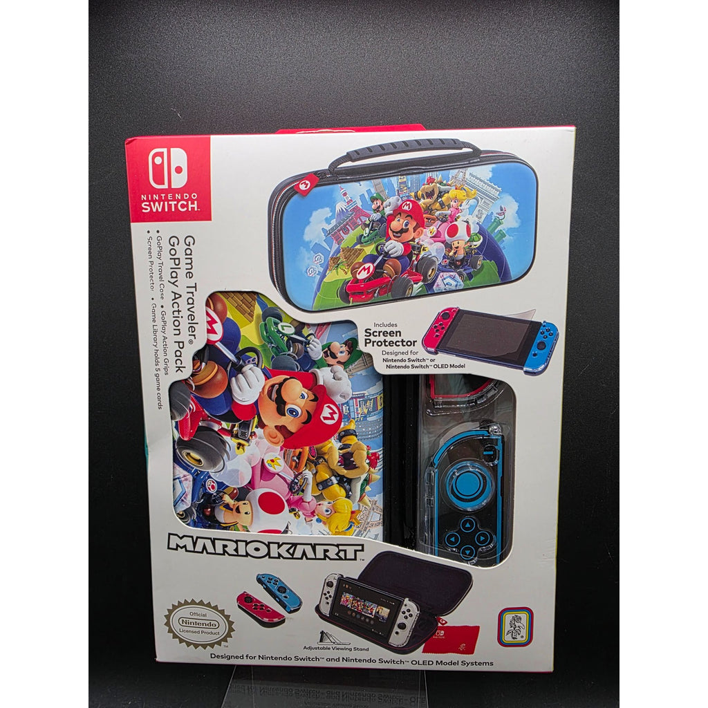 Nintendo Switch Mario Kart Game Traveler GoPlay Action Pack  Adjustable Travel Case