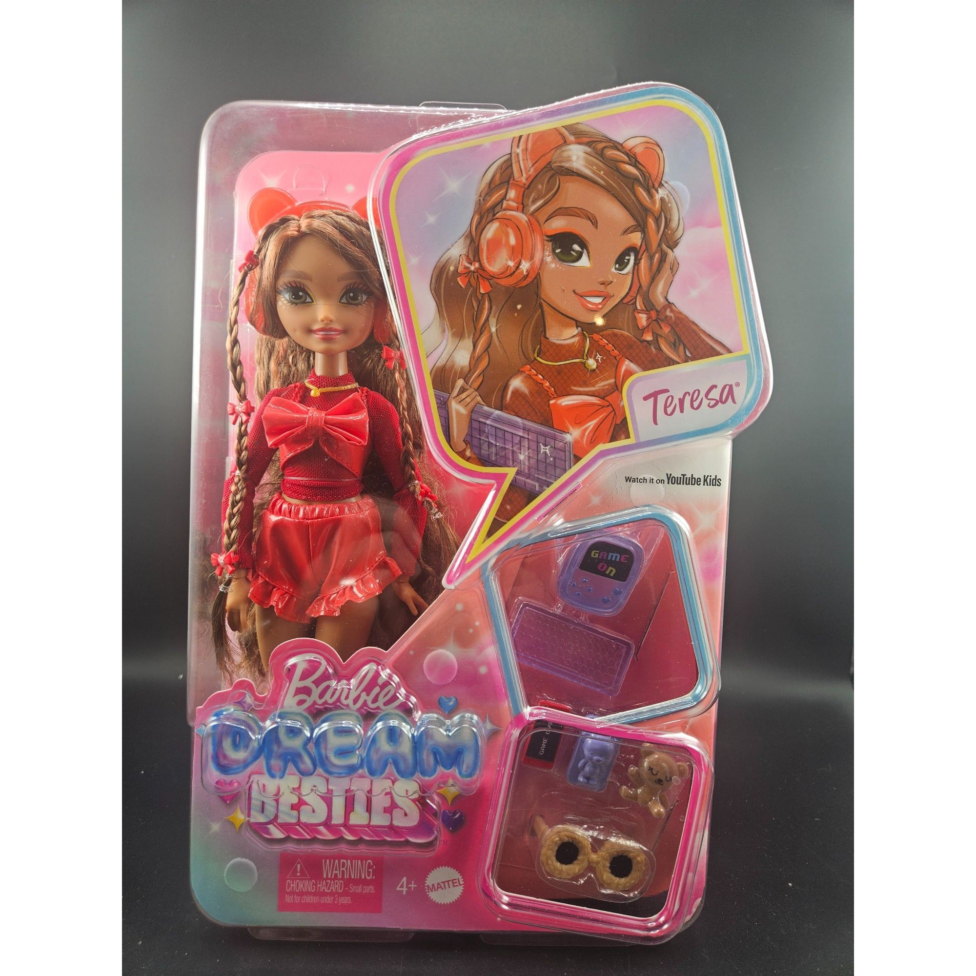 Barbie Dream Besties Teresa Doll Toy Gift Set With Accessories & Gamer Theme Outfit