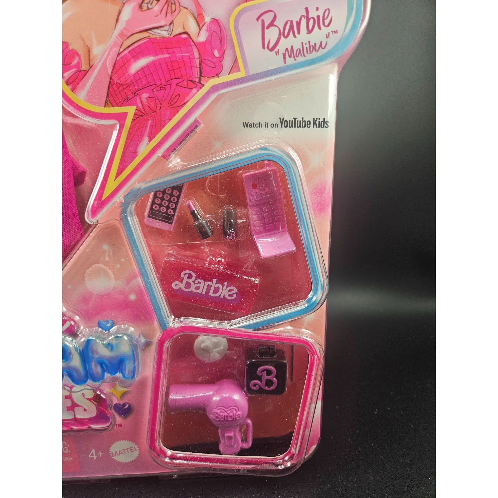 Barbie Dream Besties Malibu Doll With Accessories & Pink Outfit By Mattel