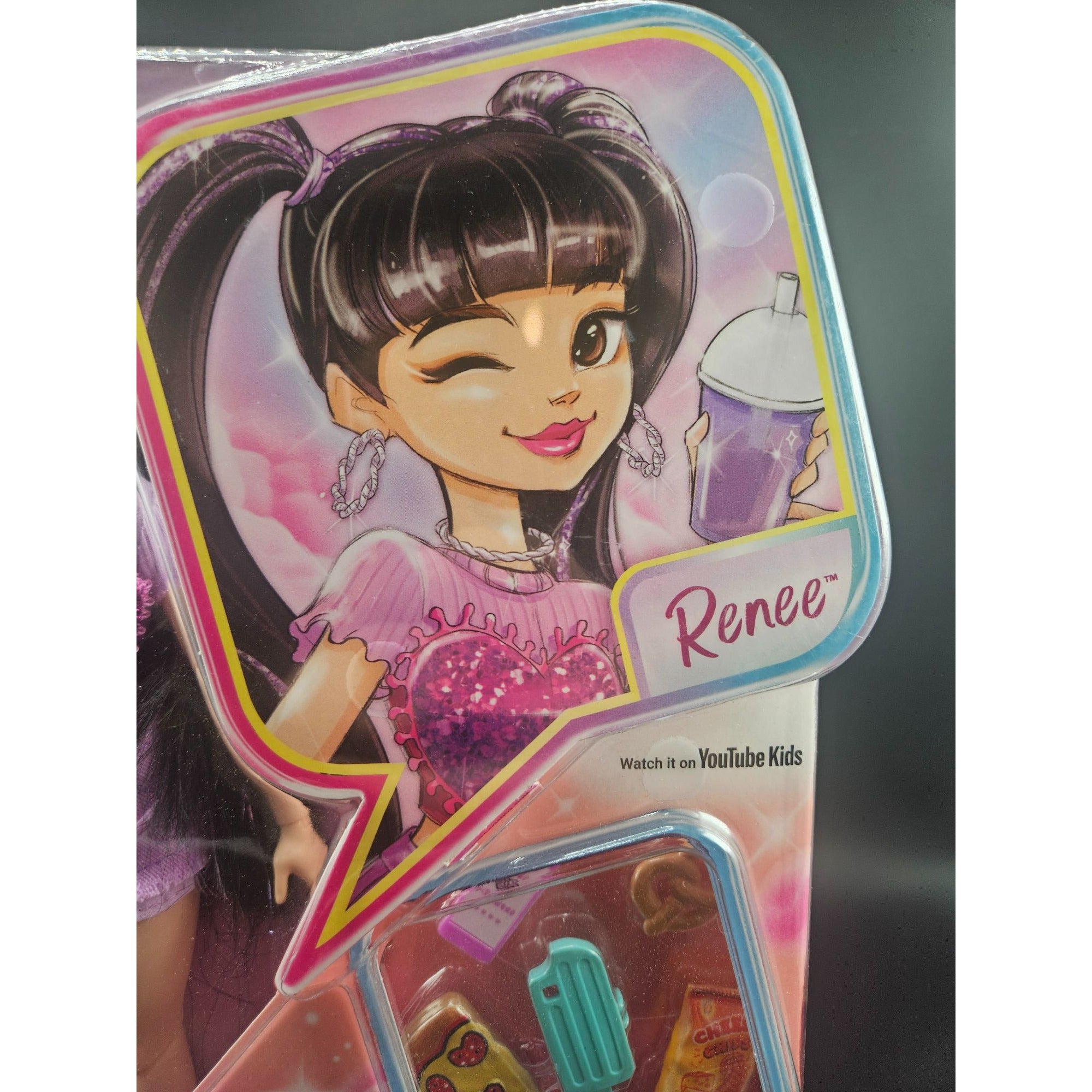 Barbie Dream Besties Doll Renee With Accessories Mattel Purple Outfit Toy For Ages 4+