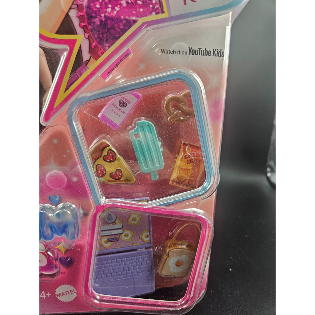 Barbie Dream Besties Doll Renee With Accessories Mattel Purple Outfit Toy For Ages 4+