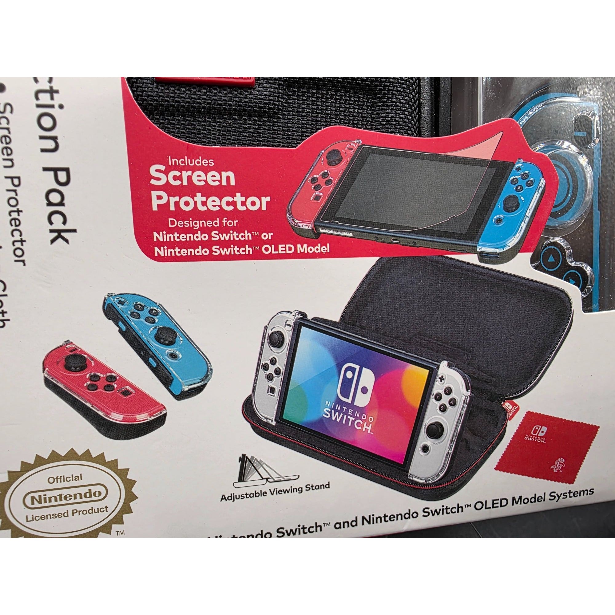 Nintendo Switch Game Traveler GoPlay Action Pack With Screen Protector & Travel Case