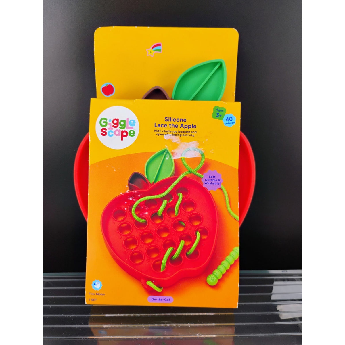 Silicone Lace The Apple Fine Motor Activity Toy Set