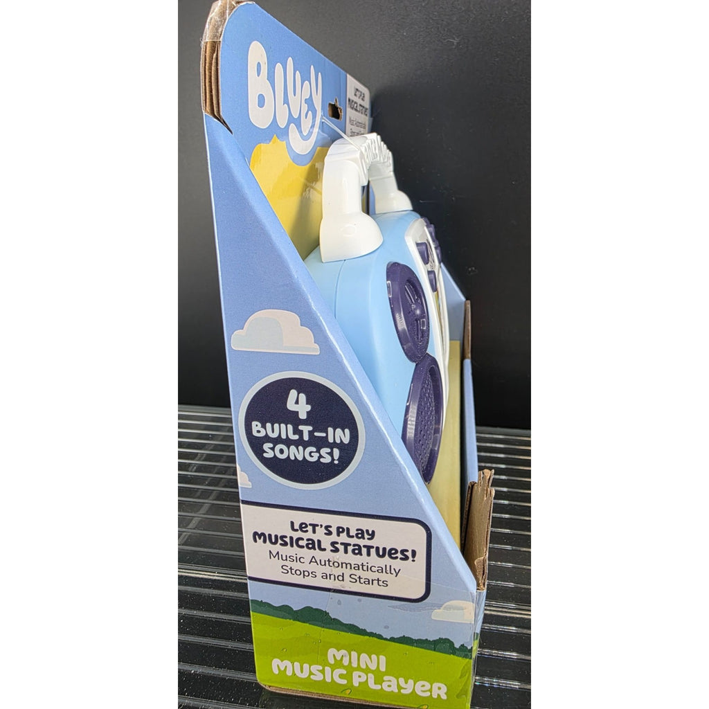 Bluey Dance Mode Mini Music Player 4 Built-In Songs Ages 3+