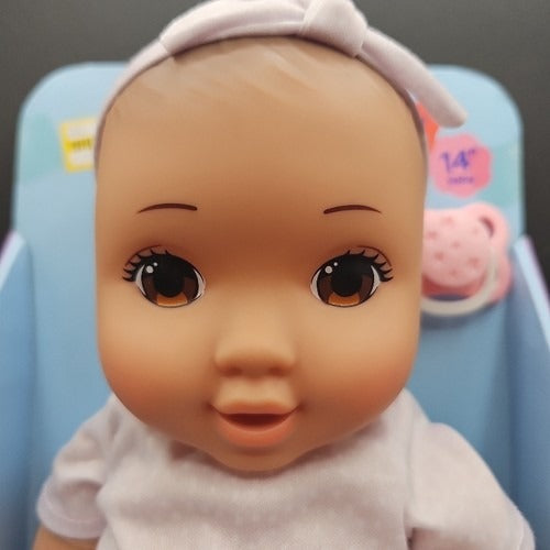 Giggle Scape 14" Baby Doll With Underpants Headband Outfit & Pacifier Ages 2+
