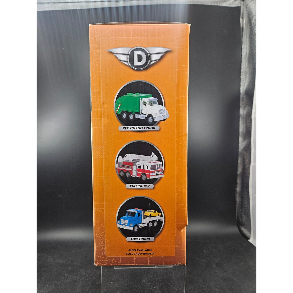 Driven By Battat Micro Construction Fleet Set 3 Vehicles w/ Lights & Sound