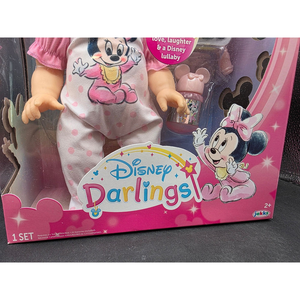 Disney Darlings Interactive Doll With Minnie Mouse Pajamas & Accessories