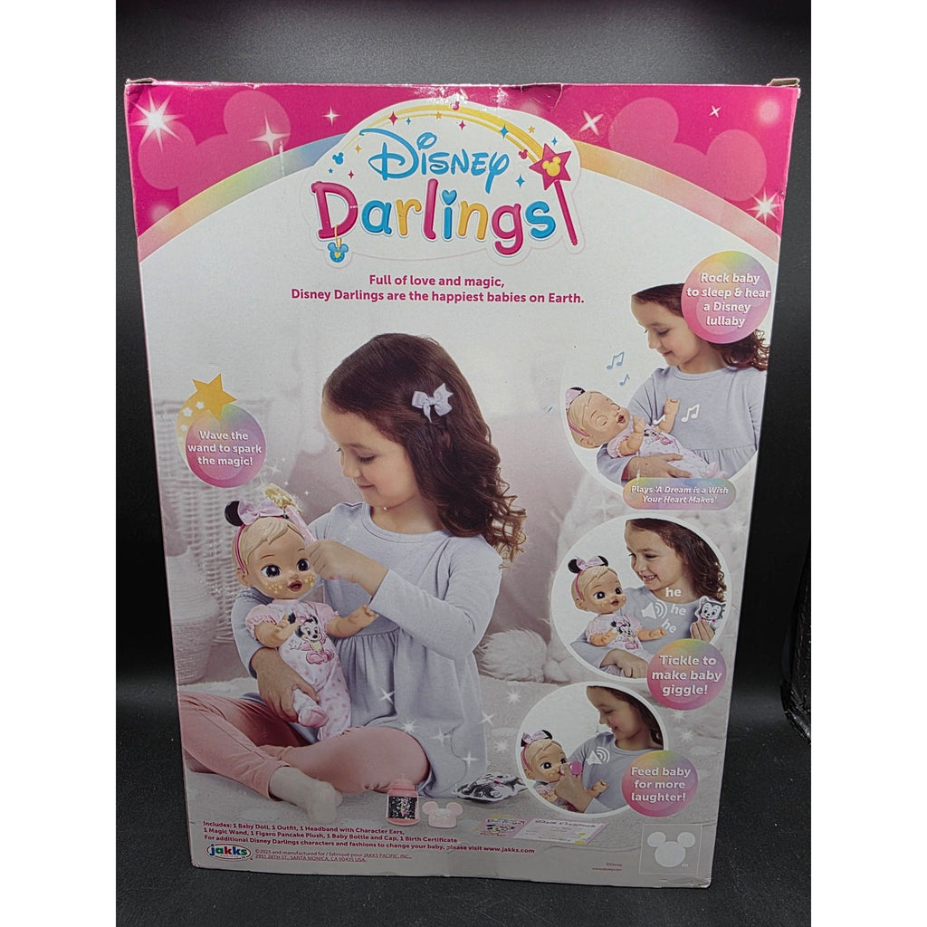 Disney Darlings Interactive Doll With Minnie Mouse Pajamas & Accessories
