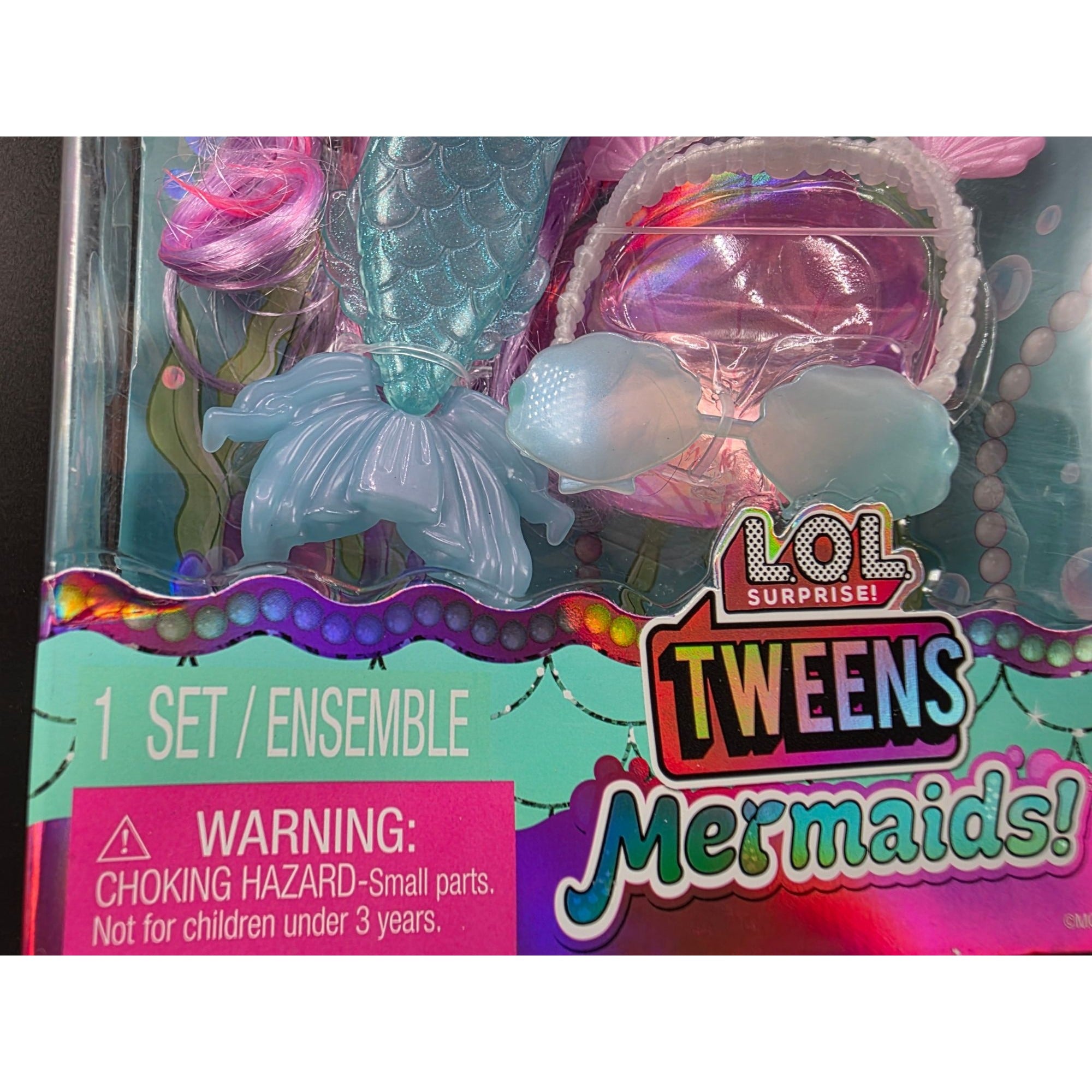 LOL Surprise Tweens Mermaid Doll Lana Marine Color-Change Tail & Accessories New